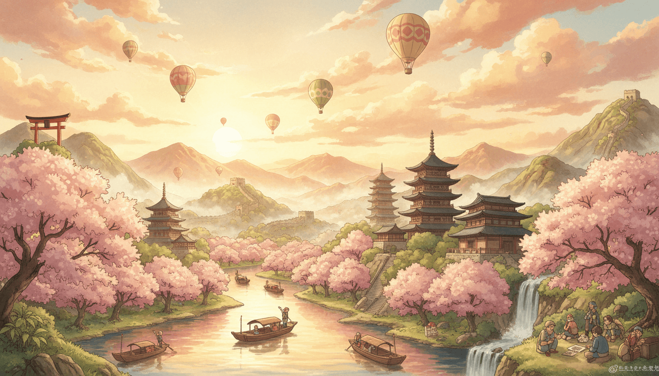 Asia travel destination