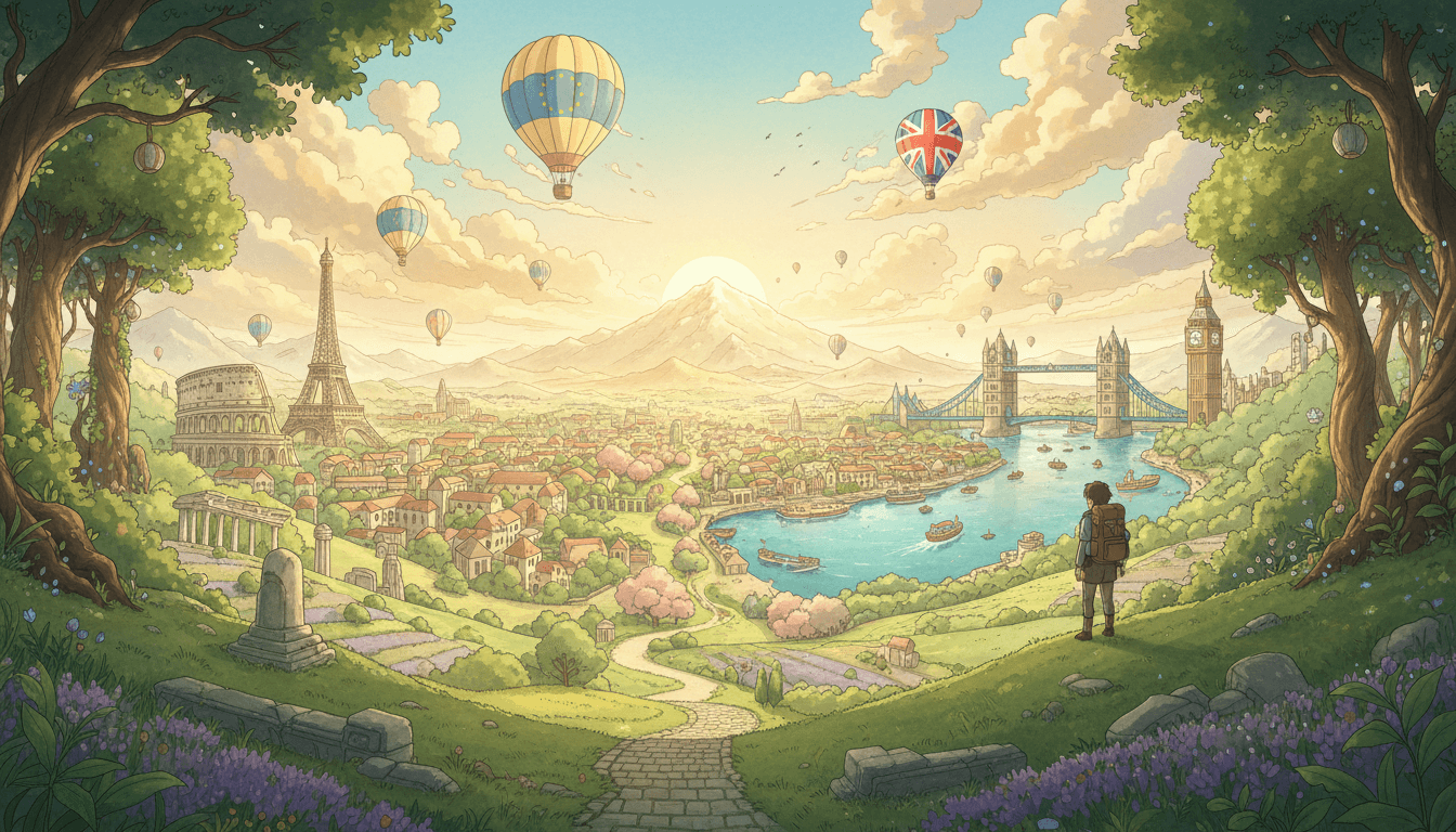 European Union and United Kingdom travel destination