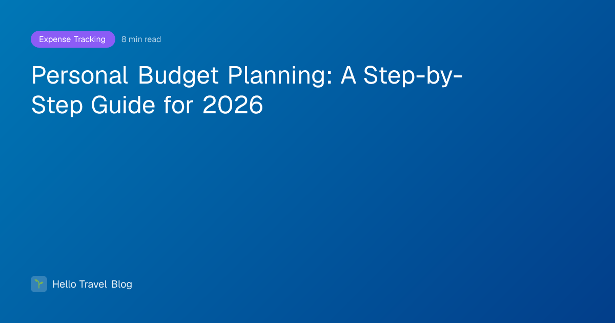 Personal Budget Planning: A Step-by-Step Guide for 2026